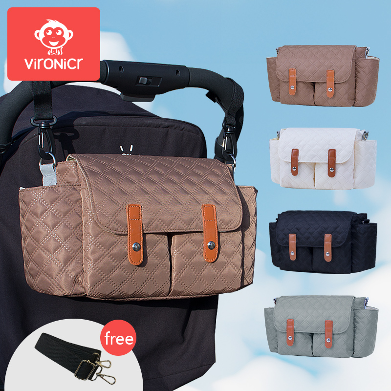 Diaper Bag Backpack - Baby Stroller Storage Bag Travel Hanging
