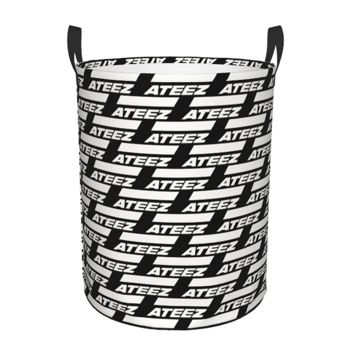 Baby Products Hamper - Custom Kpop ATEEZs Logo Laundry Basket