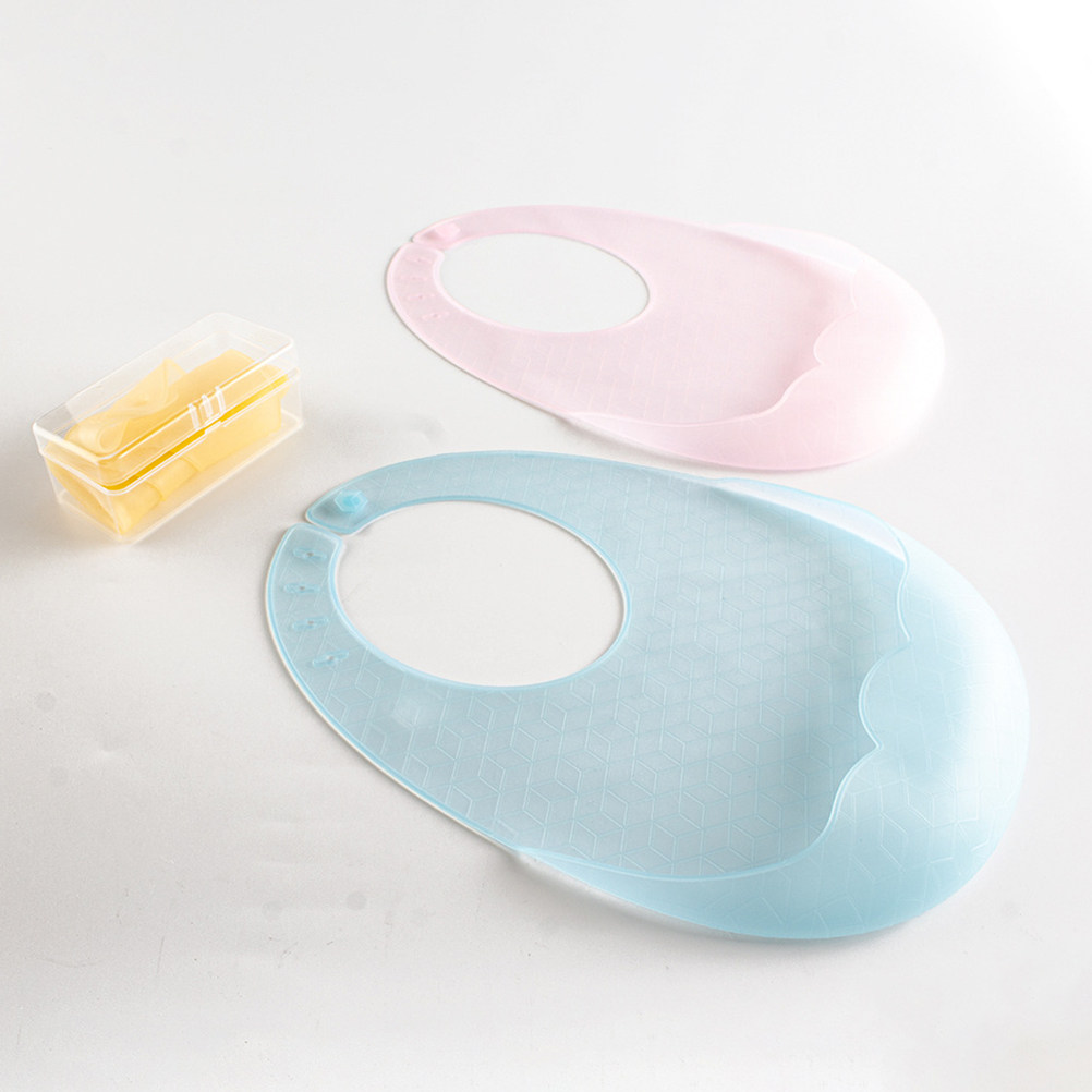Silicone Baby Bibs - 3Pcs Baby Bibs for Girls Boys