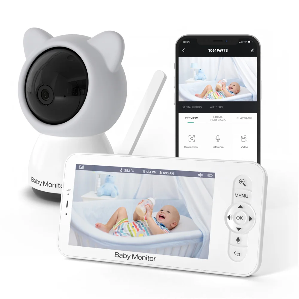 Baby Products Video - Babystar 5 Inch Wifi Baby Monitor