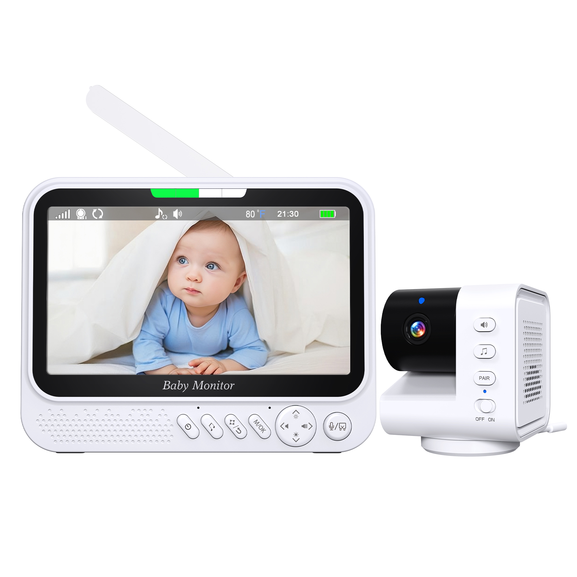 Baby Products Video - 7inch IPS Screen 1v2 Wireless Video