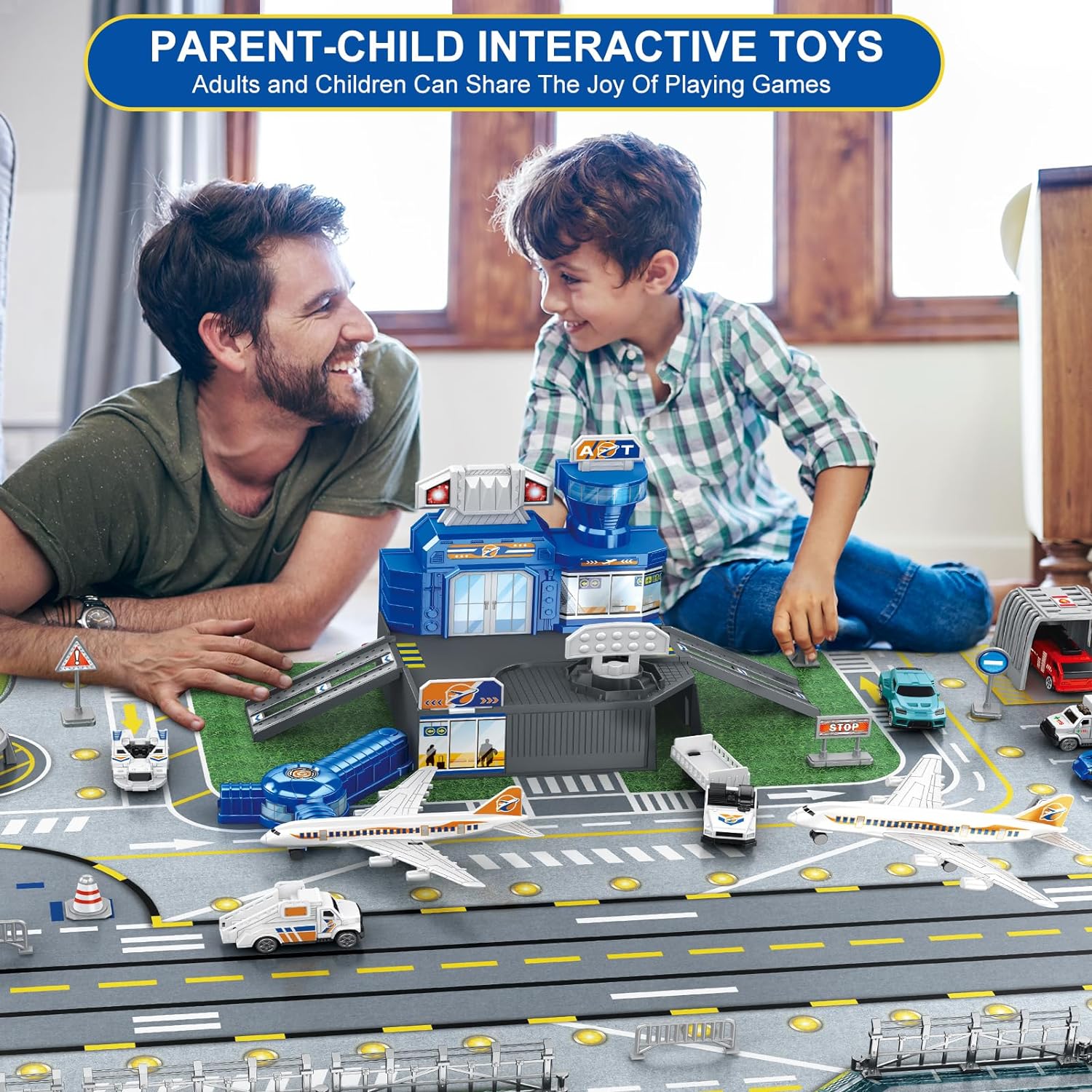 Children's Airport Scene Toy S - Play Mat ulasan dan harga