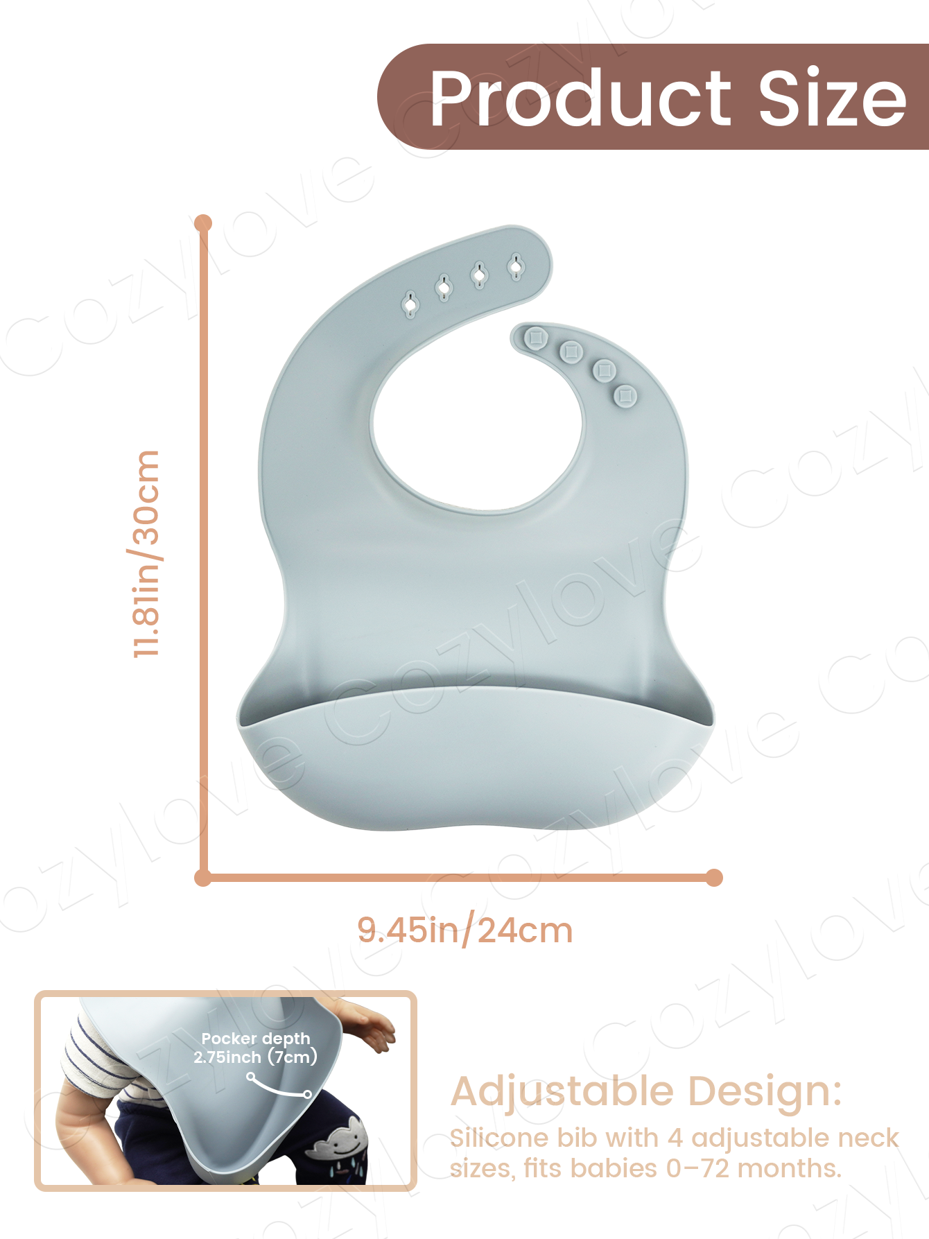 Waterproof Silicone Baby Feedi - Silicone Baby Bibs ulasan dan harga
