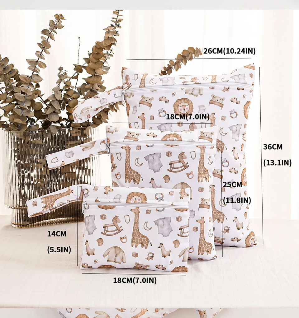 3PCS Travel Wash Cosmetic Bag  - Diaper Bag Backpack ulasan dan harga