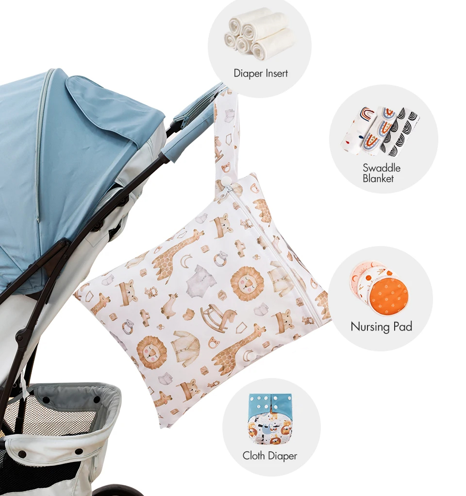 3PCS Travel Wash Cosmetic Bag  - Diaper Bag Backpack ulasan dan harga