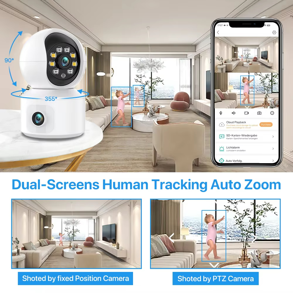 6MP iCsee WiFi IP Camera Dual  - Baby Products Video ulasan dan harga
