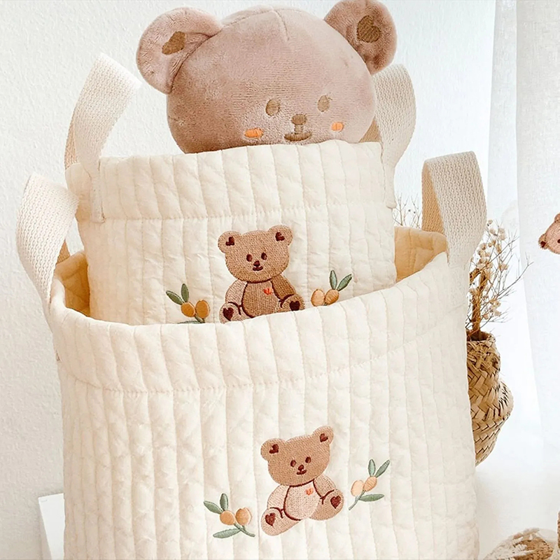 INS Baby Bags Cute Bear Embroi - Diaper Bag Backpack ulasan dan harga