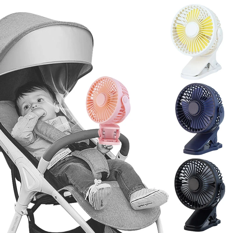 Portable Clip Mini Fan USB Rec - Stroller Accessories ulasan dan harga