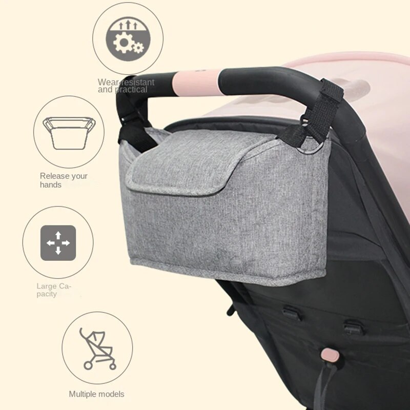 Baby Stroller Hanging Bags Mom - Diaper Bag Backpack ulasan dan harga