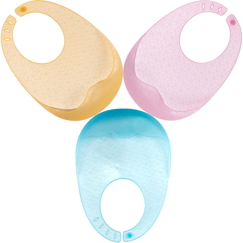 3Pcs Baby Bibs for Girls Boys  - Silicone Baby Bibs ulasan dan harga