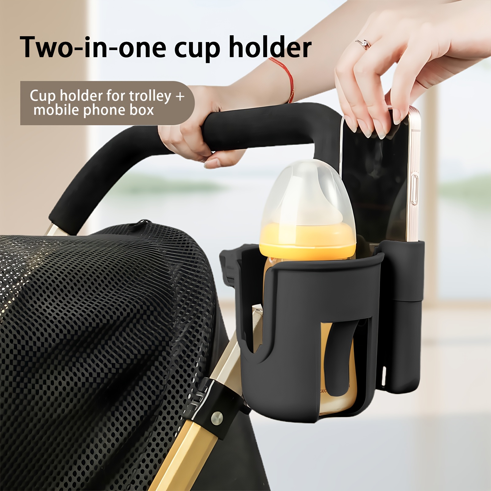 2-in-1 Stroller Cup Holder & P - Stroller Accessories ulasan dan harga