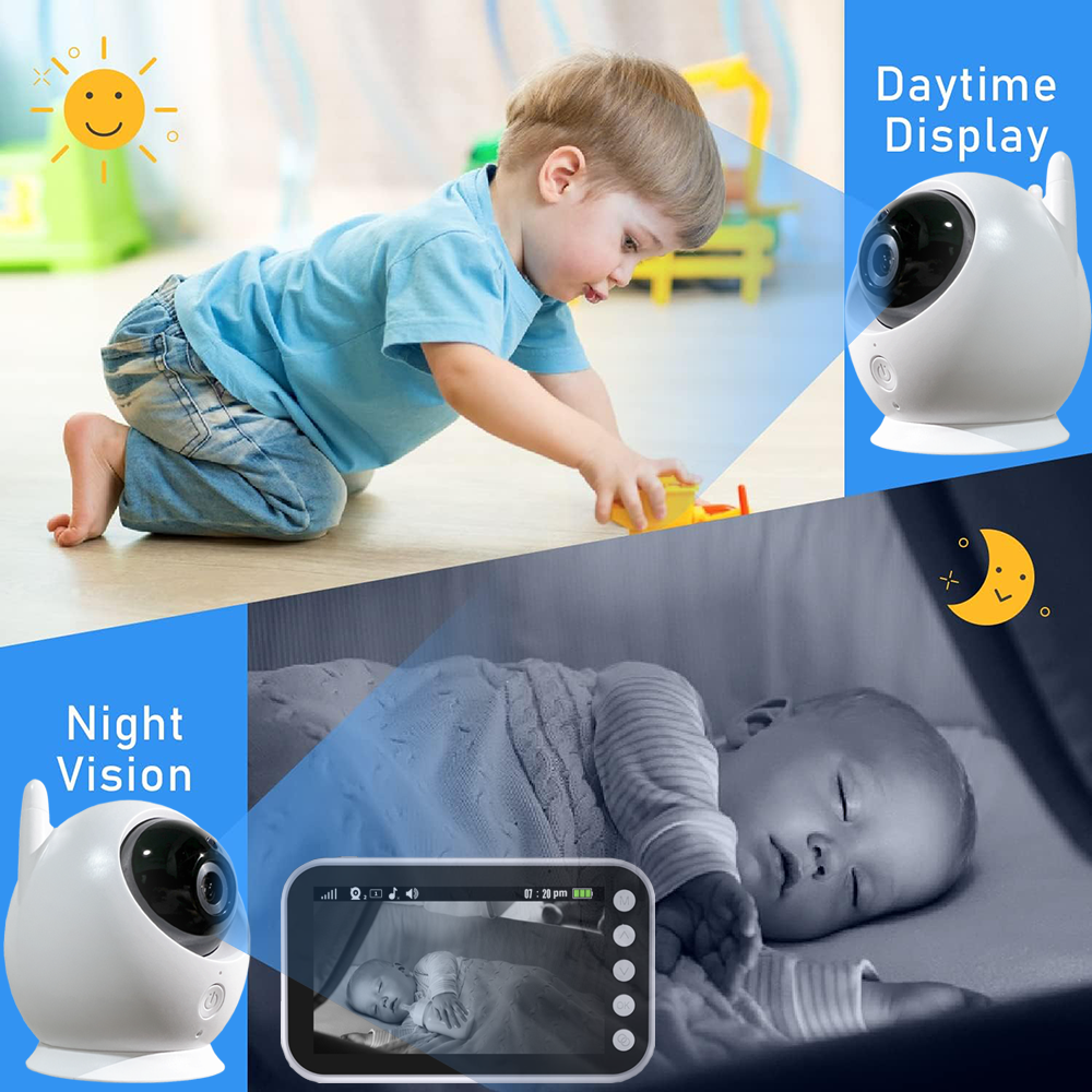 4.3 Baby Monitor with IR Night - Baby Products Video ulasan dan harga