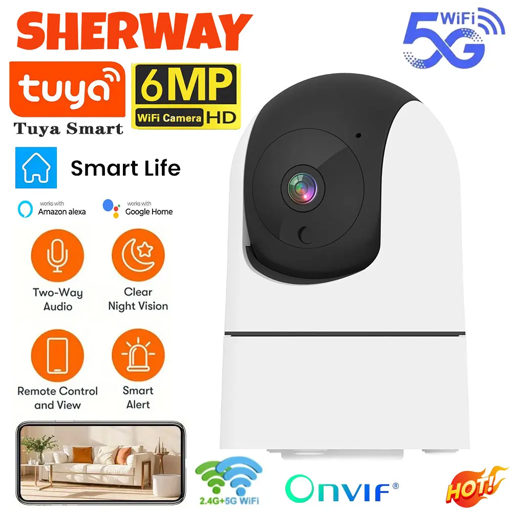 Tuya 5G WiFi IP Camera Indoor  - Baby Products Video ulasan dan harga