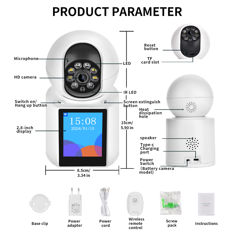 3MP Wireless Security Protecti - Baby Products Video ulasan dan harga