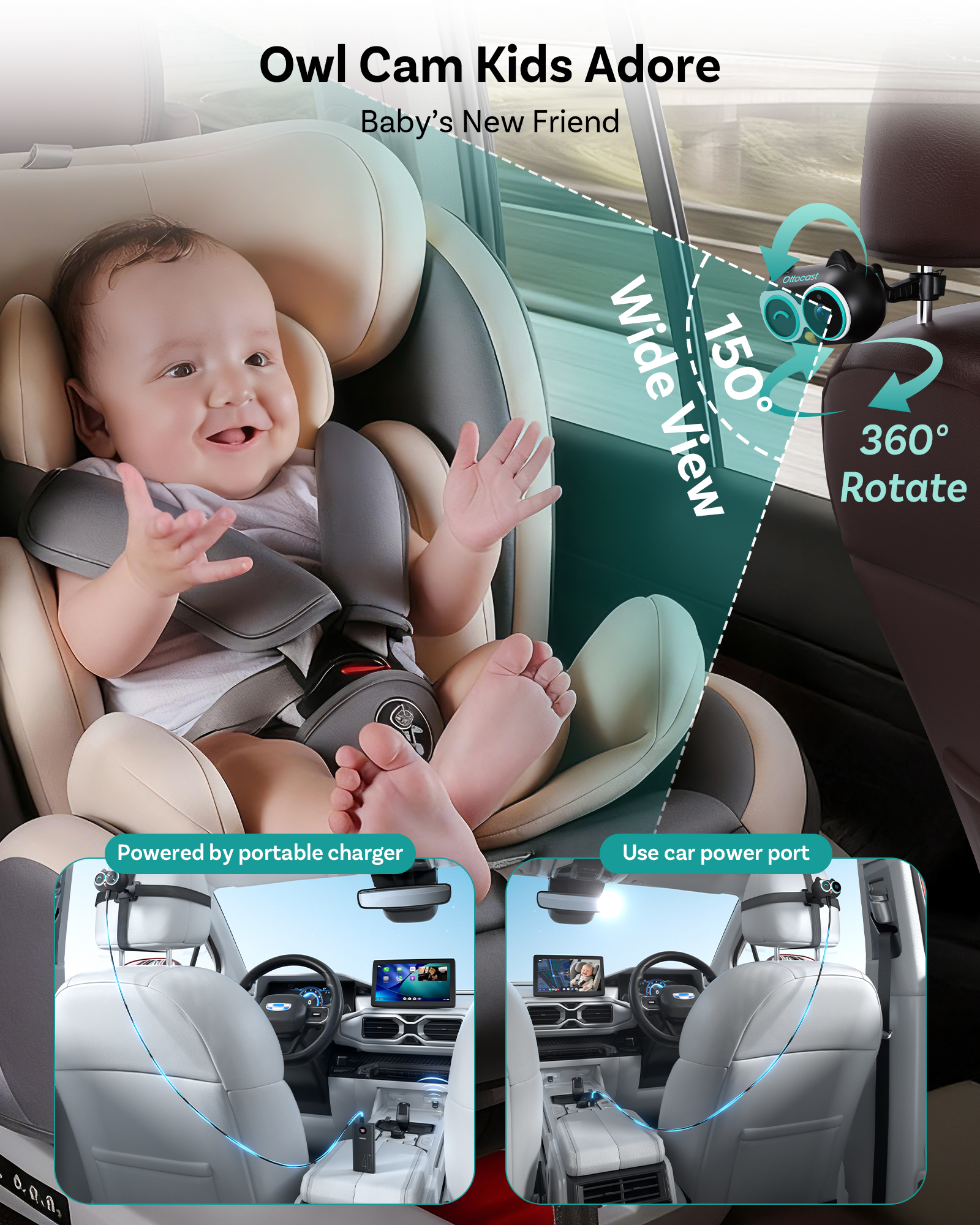 OTTOCAST Cabin Care Wired to W - Baby Products Video ulasan dan harga