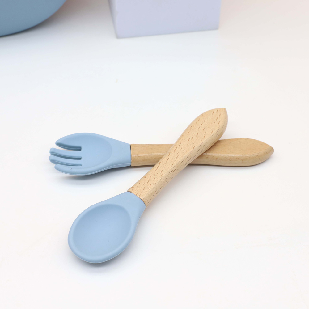 Hot baby food tableware set bi - Silicone Baby Bibs ulasan dan harga