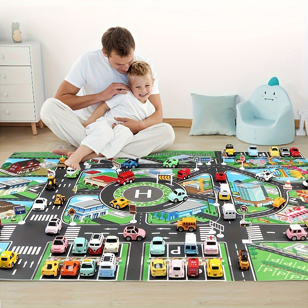 1pc, City Traffic Play Mat, La - Play Mat ulasan dan harga