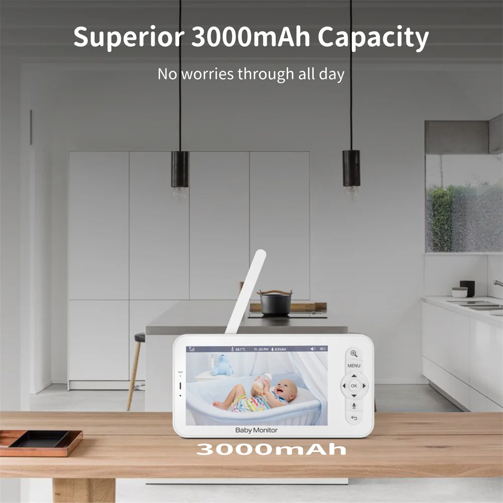 Babystar 5 Inch Wifi Baby Moni - Baby Products Video ulasan dan harga