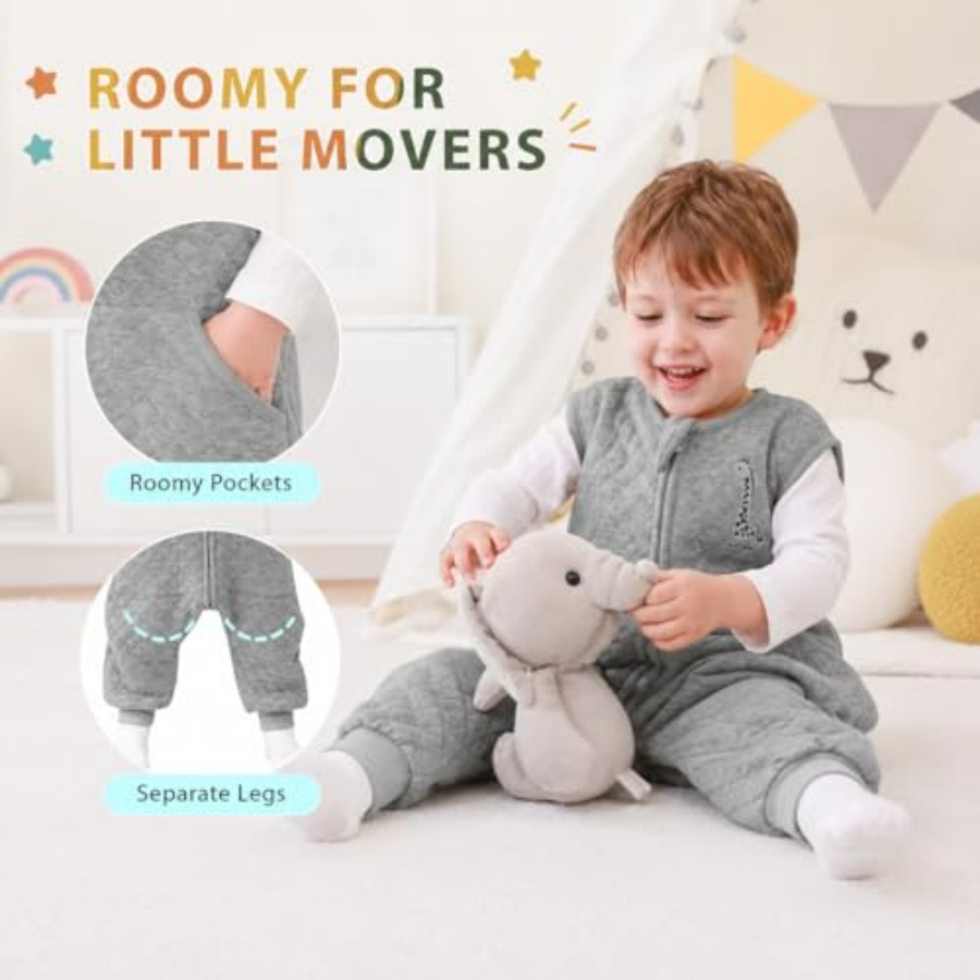 HOMEAL Toddler Sleep Sack with - Baby Sleep Sack ulasan dan harga