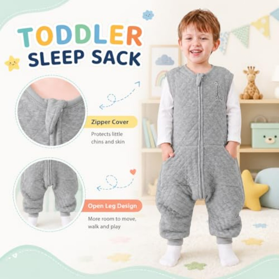 HOMEAL Toddler Sleep Sack with - Baby Sleep Sack ulasan dan harga