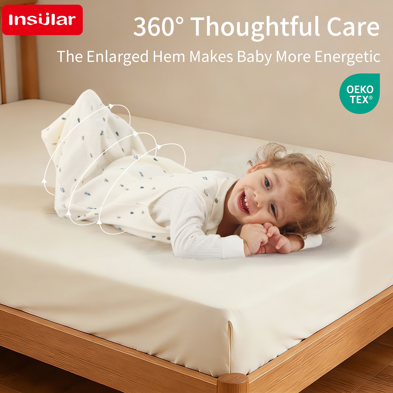 New Sleeveless 100% Cotton Ves - Baby Sleep Sack ulasan dan harga