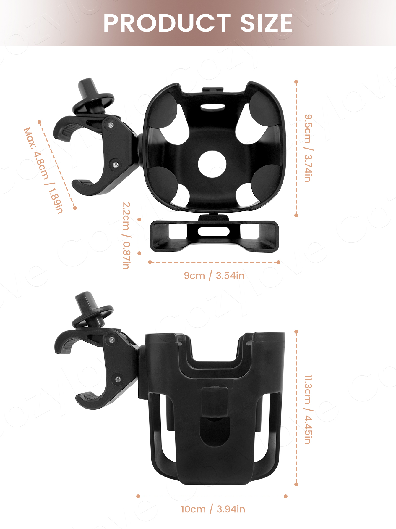 Large Size Stroller Cup Holder - Stroller Accessories ulasan dan harga